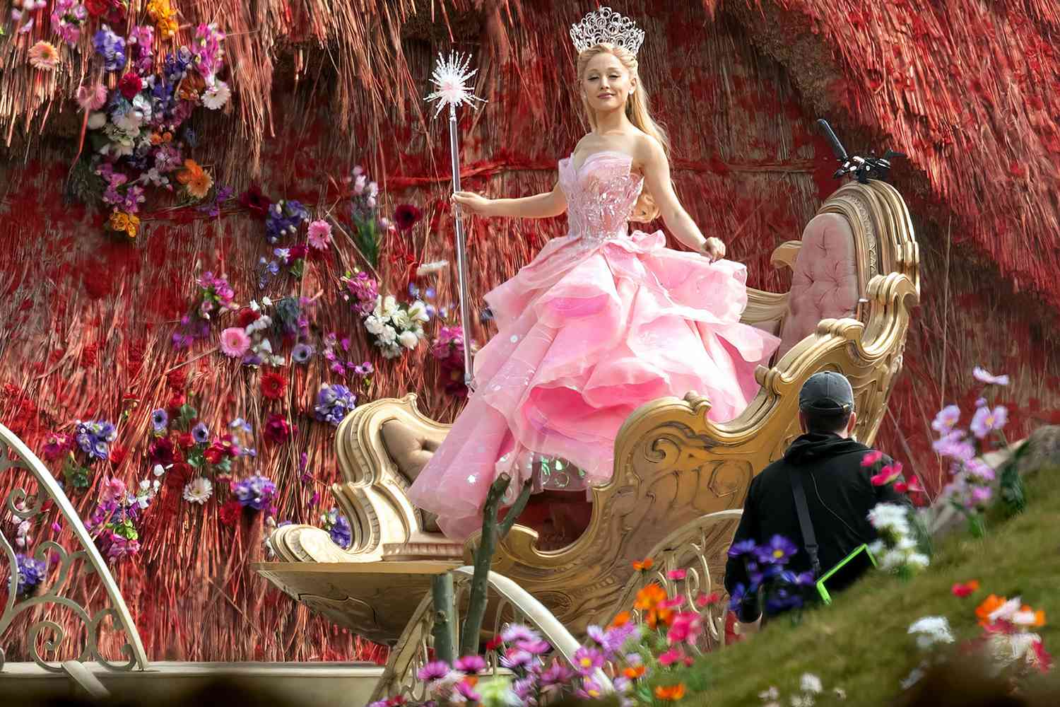 Ariana Grande as Glinda: